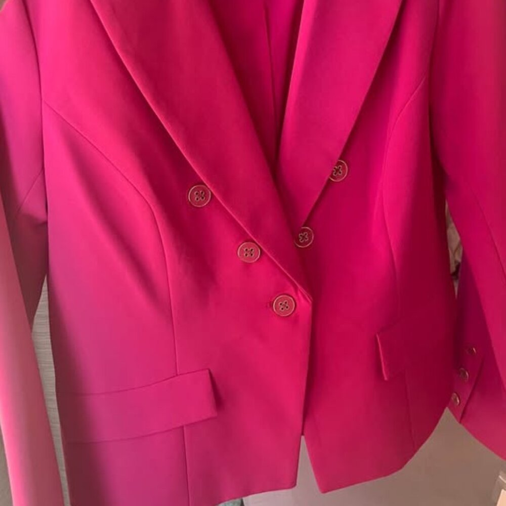 Hot Pink Blazer Size 12 – Designer Tailored Jacket – NWT